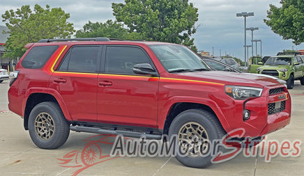 Toyota 4Runner FORTY DIGITAL PRINT Upper Door Panel Accent Trim Decal 3M Vinyl Graphics Stripe Kit
