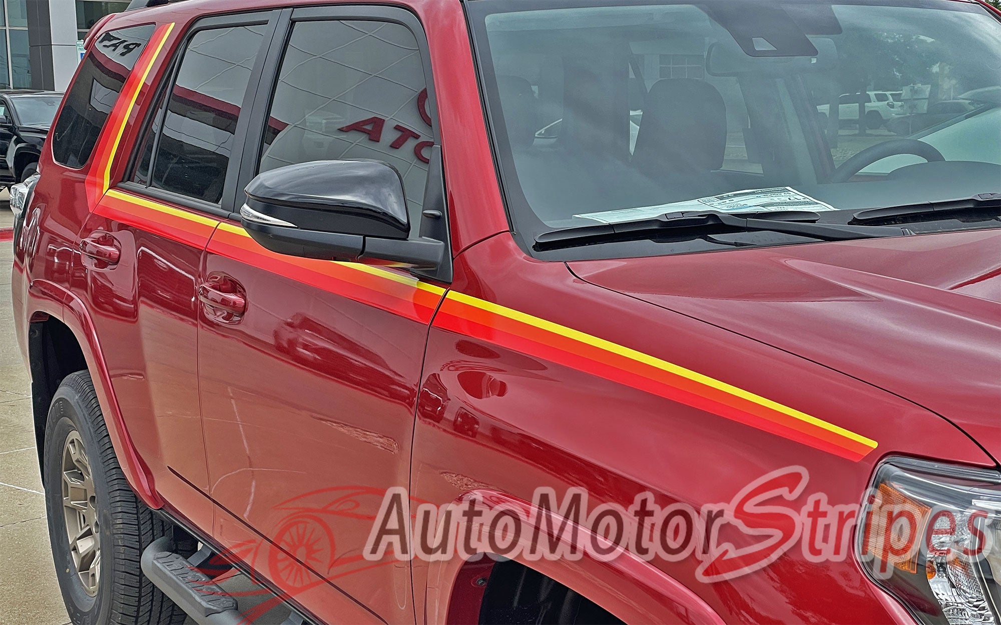2010-2023 Toyota 4Runner Side Door Stripes FORTY DIGITAL PRINT Decals ...