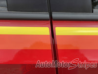 Toyota 4Runner FORTY DIGITAL PRINT Upper Door Panel Accent Trim Decal 3M Vinyl Graphics Stripe Kit