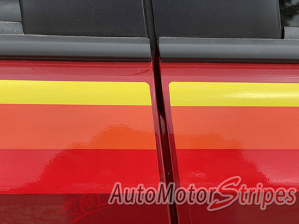 Toyota 4Runner FORTY DIGITAL PRINT Upper Door Panel Accent Trim Decal 3M Vinyl Graphics Stripe Kit