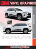2019-2024 Toyota RAV4 SPLINTER Side Door Body Decals Accent Stripes 3M Vinyl Graphics Kit