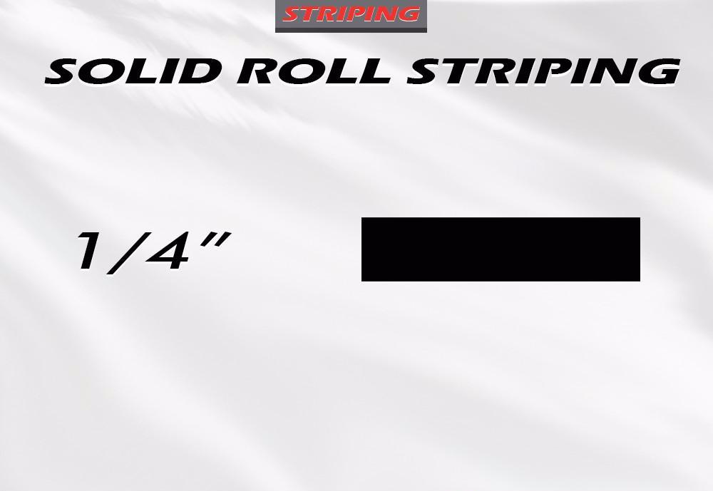 1/4" x 150ft Pin Stripe Roll | Accent Pinstriping | Solid Single Color | Professional Automotive Grade Vinyl