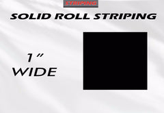1" x 150ft Pin Stripe Roll Accent Pinstriping | Solid Single Color | Professional Automotive Grade Vinyl