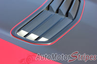 2020 Chevy Camaro Stinger Hood Decal Shock Center Stripe 3M Vinyl Graphics Kit