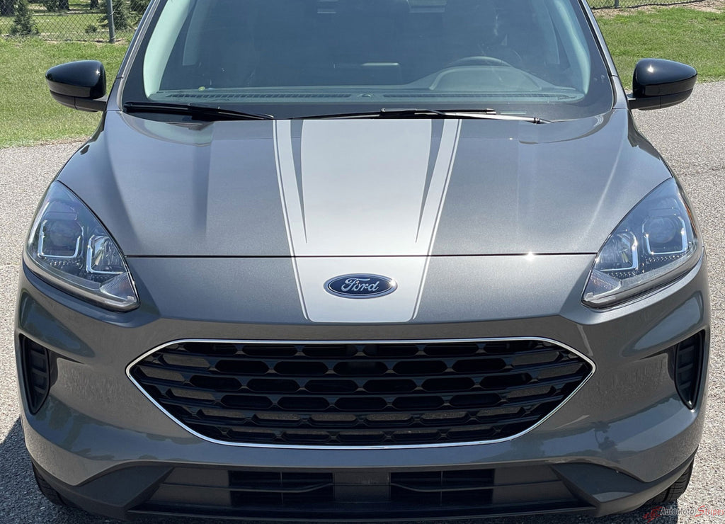 2020-2024 Ford Escape SABRE Center Hood Accent Vinyl Graphic 3M Stripes Decal