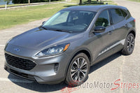 Detailed view of 2021-2025 Ford Escape EVADE SIDES Stripes Lower Door Body Accent 3M Decals Vinyl Graphic