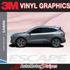 Detailed view of 2021-2025 Ford Escape SABRE SIDES Stripes Upper  Door Body Accent 3M Decals Vinyl Graphic