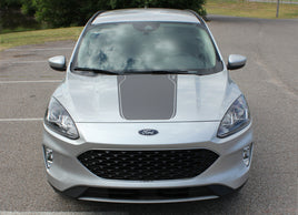 Detailed view of 2020-2025 Ford Escape DEPART Center Hood Accent Vinyl Graphic 3M Stripes Decal