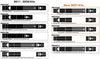 Dodge Durango Racing Stripes Vinyl Section Sheet