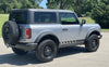 Ford Bronco Full Size ROCKERS Side Body Stripes Upper Door Accent Decals Vinyl Graphics Kits 3M