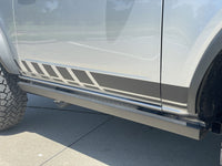 Ford Bronco Full Size ROCKERS Side Body Stripes Upper Door Accent Decals Vinyl Graphics Kits 3M