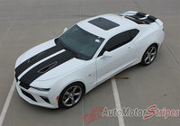 Detailed view of 2016-2028 Chevy Camaro Cam-Sport OEM Factory Style Rally and Racing Stripes Kit fits SS and RS Models