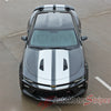 Detailed view of 2016-2028 Chevy Camaro Cam-Sport Pin Striping Outline OEM Factory Style Hood Rally Decals 3M Racing Stripes Kit fits SS RS V6