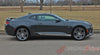Detailed view of 2016-2018 Chevy Camaro Skid Rockers Lower Rocker Panel Door Striping 3M Stripes Kit