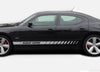 2006-2010 Dodge Charger Chargin 5 Hood Lower Rocker Strobe Vinyl Stripes and Decals Kit