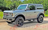 2021 2022 2023 2024 Ford Bronco Full Size WANDERER Side Body Stripes Upper Door Accent Decals Vinyl Graphics Kits 3M