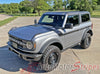 Detailed view of 2021-2025 Ford Bronco Full Size CINCH 2 DOOR Side Body Stripes Upper Door Accent Decals Vinyl Graphics Kits 3M