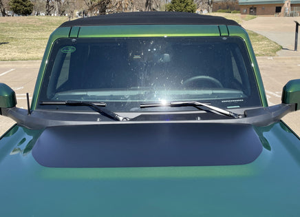 Detailed view of 2021-2026 Ford Bronco Full Size BRONCO HOOD Stripes Accent Decals Vinyl Graphics Kits 3M