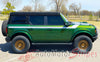 Detailed view of 2021-2026 Ford Bronco Full Size CINCH Side Body Stripes Upper Door Accent Decals Vinyl Graphics Kits 3M