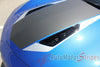 Detailed view of 2016-2018 Chevy Camaro 50th Anniversary Heritage Indy 500 Style Center Wide Hood Trunk Spoiler Rally Racing 3M Stripes Kit fits SS RS V6