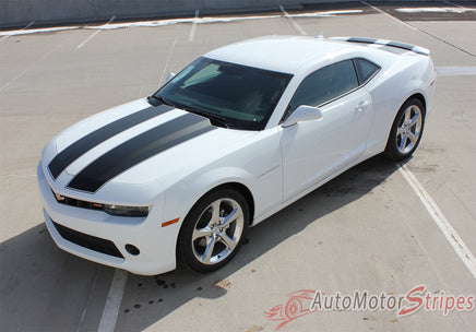 2014-2015 Chevy Camaro Bumblebee Factory Style Rally Racing Stripes 3M Kit V6 Models Only