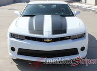 2014-2015 Chevy Camaro Bumblebee Factory Style Rally Racing Stripes 3M Kit V6 Models Only