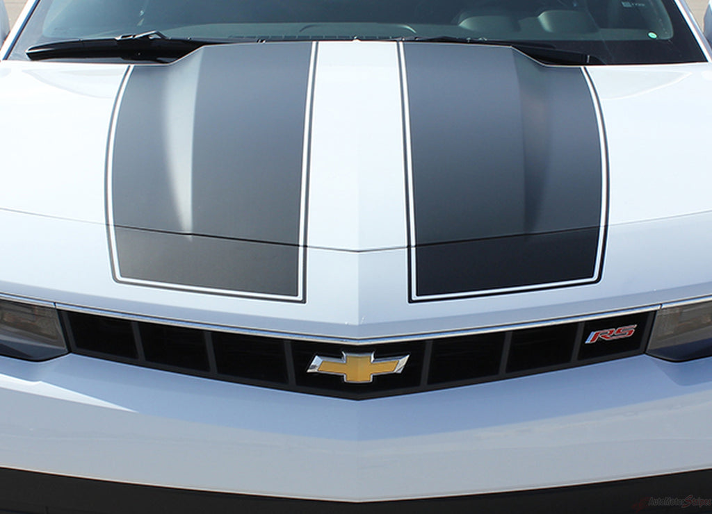 2014-2015 Chevy Camaro Bumblebee Factory Style Rally Racing Stripes 3M Kit for V6 Models Only