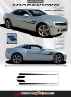 2010-2013 and 2014-2015 Chevy Camaro Shakedown Hockey Stick Side 3M Vinyl Graphics Decals Stripes Kit