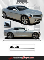 2010-2013 and 2014-2015 Chevy Camaro Shift Side Hockey Stick 3M Vinyl Graphic Decals Stripes Kit
