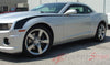 2010-2013 and 2014-2015 Chevy Camaro Throwback Hockey Stripes 3M Decals Vinyl Graphics - Side View