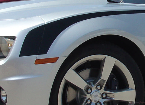 2010-2013 and 2014-2015 Chevy Camaro Throwback Hockey Side Stripes 3M Decals Vinyl Graphics
