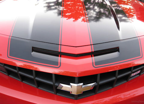 2010-2013 or 2014-2015 Chevy Camaro Bumblebee Style Racing Stripes Rally 3M Vinyl Graphics Kit for SS RS LS LT Models