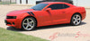 2010-2013 and 2014-2015 Chevy Camaro Hash Marks Double Bar Lemans Hood Fender Vinyl Graphics - Driver Side View