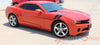 2010-2013 and 2014-2015 Chevy Camaro Hash Marks Double Bar Lemans Hood Fender Vinyl Graphics - Passenger Side View