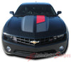 2010-2013 and 2014-2015 Chevy Camaro R-Sport 45th Anniversary OEM Factory Style Racing Stripes Kit - Front View