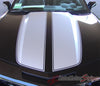 2010-2013 and 2014-2015 RS SS Chevy Camaro R-Sport Convertible OEM Factory Style Racing Stripes Kit - Hood View