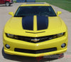 2010-2013 and 2014-2015 Chevy Camaro R-Sport OEM Factory Style 3M Rally Graphics and Racing Stripes Kit - Hood View