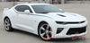 Detailed view of 2016-2018 Chevy Camaro Pike Upper Side Door to Fender Accent Vinyl Stripes Decal Graphic Kit fits SS and RS Models