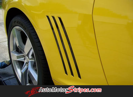 2010-2015 Chevy Camaro Gill Stripes Vent Vinyl Graphics 3M SS RS LS LT Models