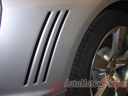 2010-2015 Chevy Camaro Gill Stripes Vent Vinyl Graphics - Another Side View