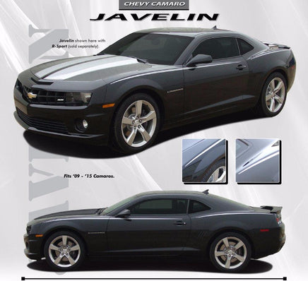 2010-2013 and 2014-2015 Chevy Camaro Javelin Side Pin Stripes Vinyl Graphics Kit