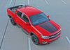 2015-2020 Chevy Colorado Hood Decals SUMMIT Split Hood Stripes Vinyl Graphics 3M Stripes Kit