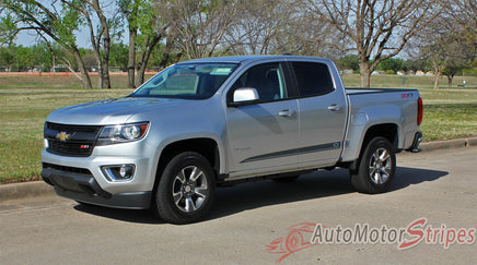 Chevy Colorado RATON Lower Rocker Panel Accent Factory Bodyside Style Vinyl Graphics 3M Stripes Kit