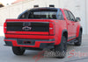 Detailed view of 2015-2020 Chevy Colorado GRAND Rear Tailgate Blackout Accent Vinyl Graphics 3M Stripes Kit