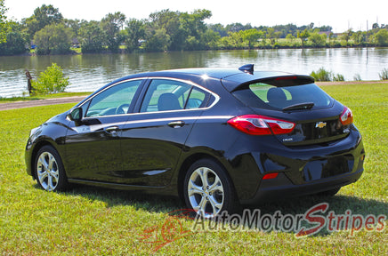 Chevy Cruze Pin Stripes Overpass Door Accent Decals Vinyl Graphics 3M Kit