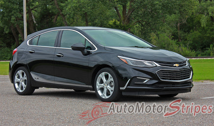 2018 Chevy Cruze Stripes Span Rockers Lower Door Decals Vinyl Graphics 3M Kit