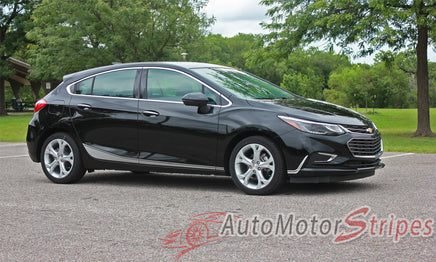 2016 Chevy Cruze Stripes Span Rockers Lower Door Decals Vinyl Graphics 3M Kit