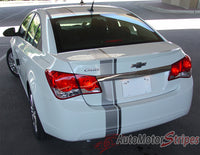2011-2015 Chevy Cruze E-Rally Euro Style Racing Stripes Hood Roof Trunk Bumpers 3M Vinyl Graphics Kit