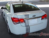 2011-2015 Chevy Cruze E-Rally Euro Style Racing Stripes Hood Roof Trunk Bumpers 3M Vinyl Graphics Kit
