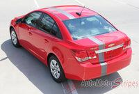 2011-2015 Chevy Cruze E-Rally Euro Style Racing Stripes Hood Roof Trunk Bumpers 3M Vinyl Graphics Kit